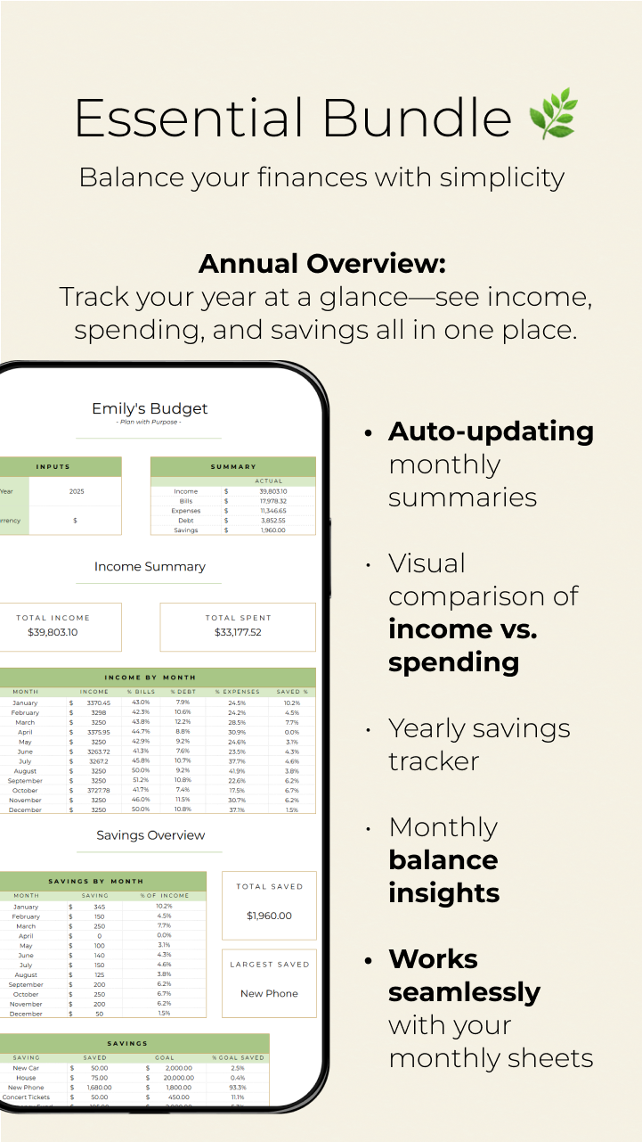 Rooted Budget Planner