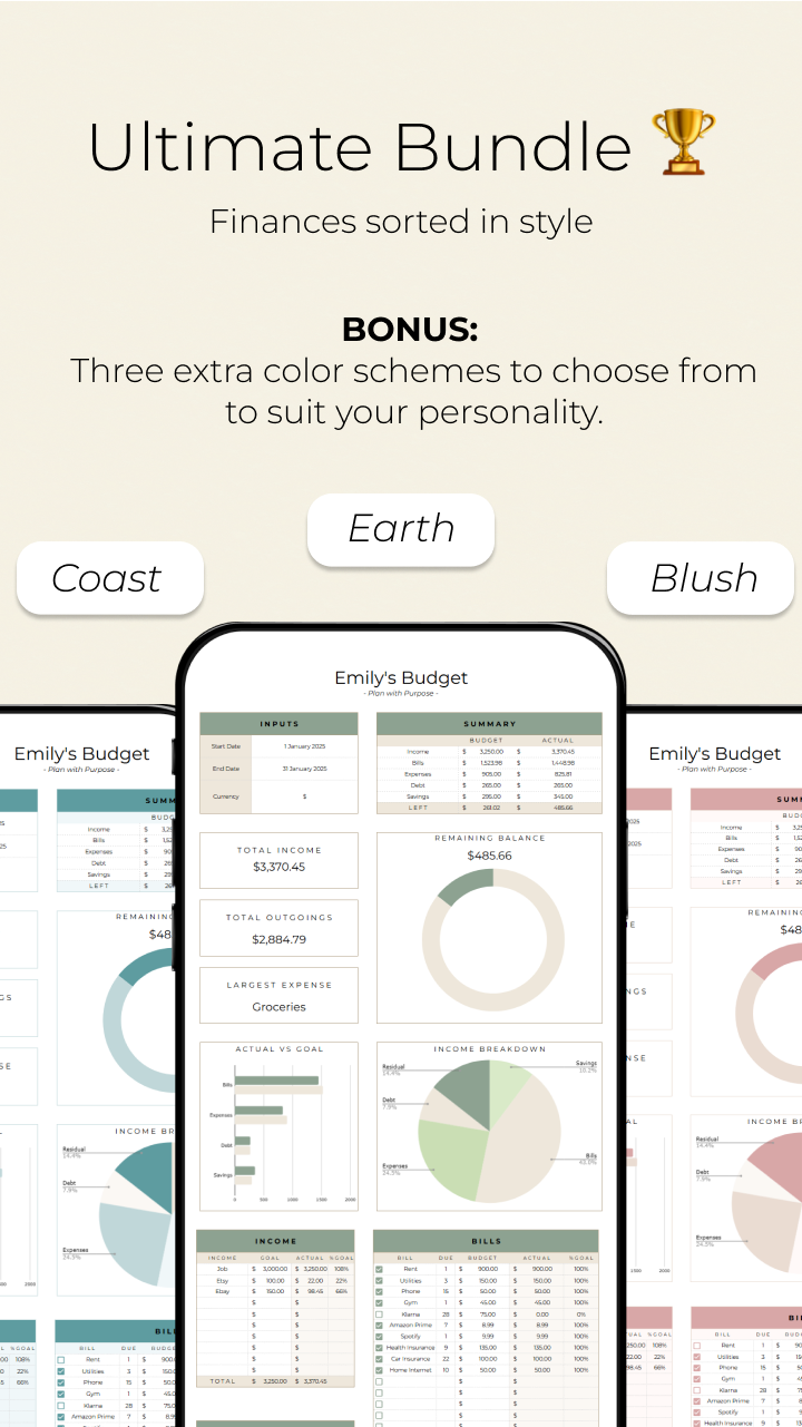 Rooted Budget Planner