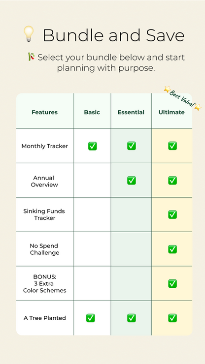 Rooted Budget Planner