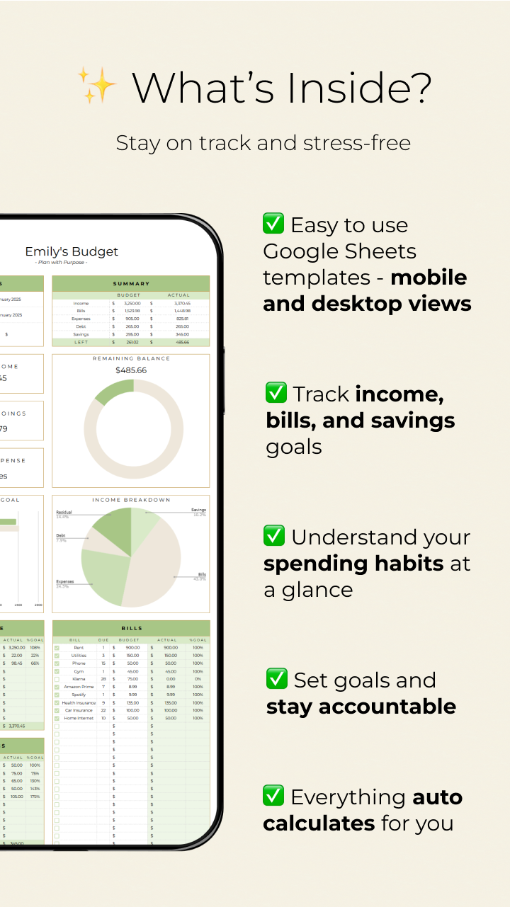 Rooted Budget Planner