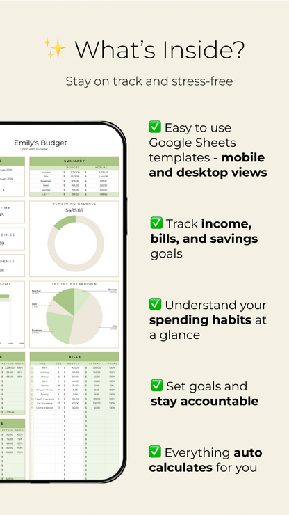 Rooted Budget Planner
